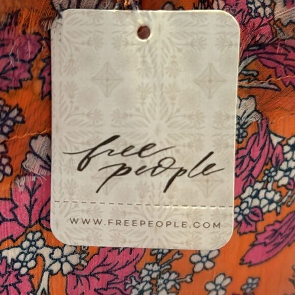 Free People Floral Sheer Nina Blouse - Picture 9 of 16